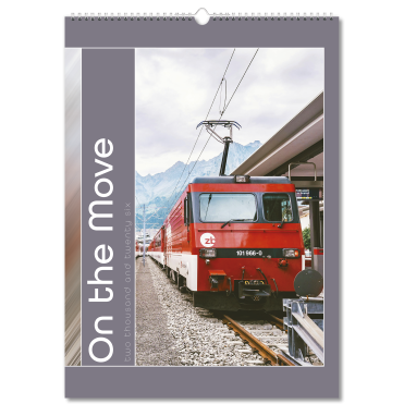 On the Move Wall Calendar - 7 Leaf